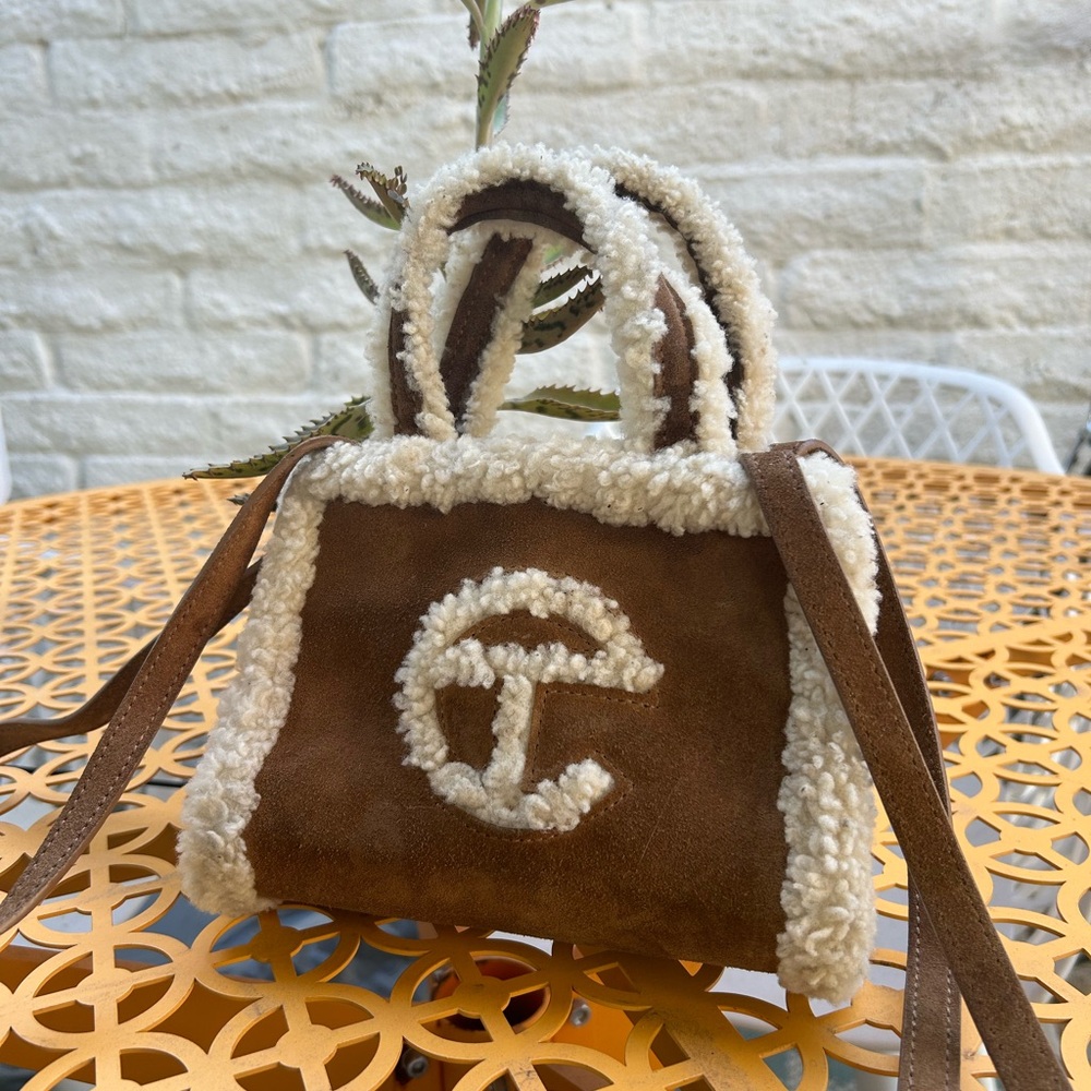Telfar x Ugg mini small shopper bag